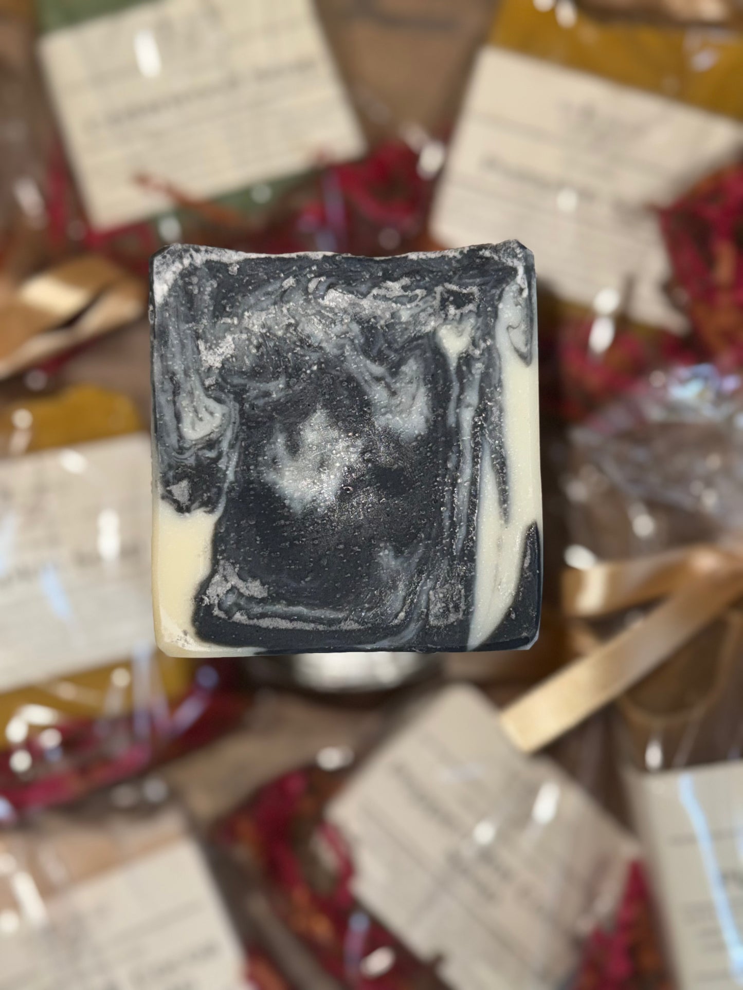 Tallow Facial Bar Soap with Activated Charcoal