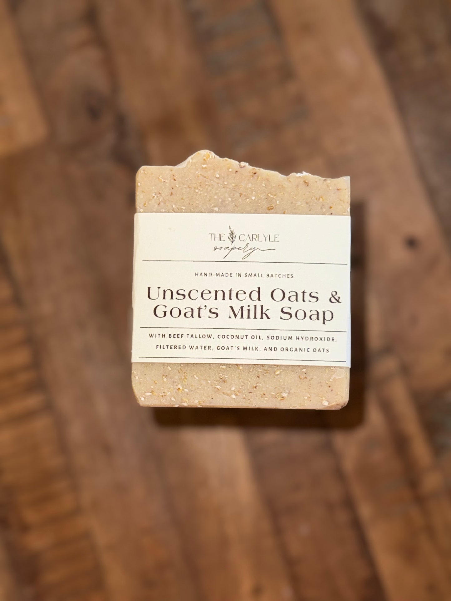 Unscented Oats & Goat’s Milk Soap