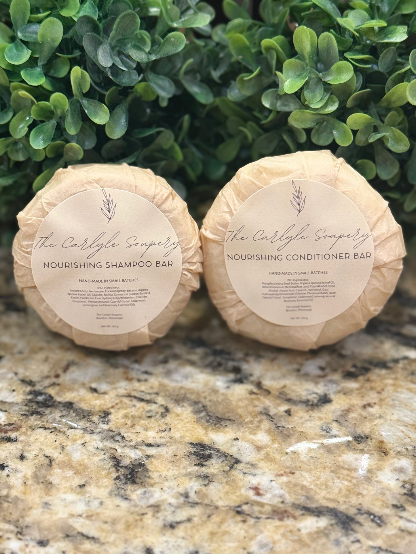 Shampoo & Conditioner Bar Set
