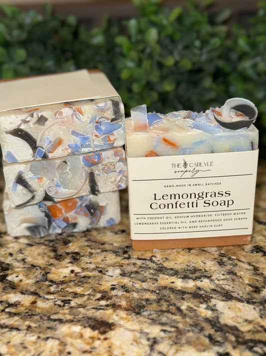 Lemongrass Confetti Soap