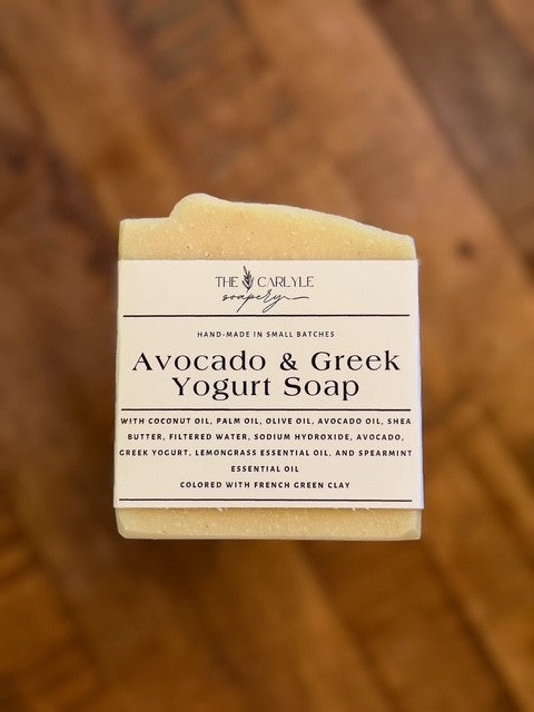 Avocado & Greek Yogurt Soap