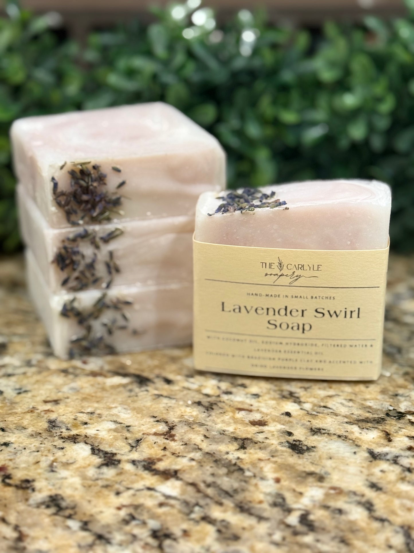 Lavender Swirl Soap