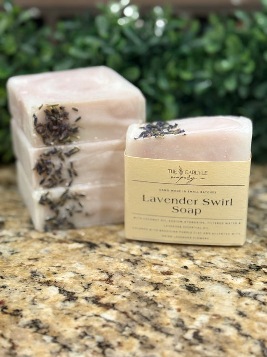 Lavender Swirl Soap