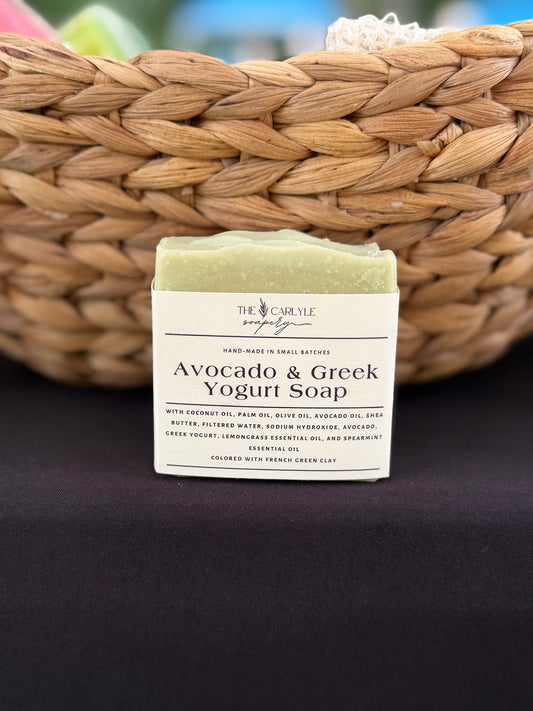 Avocado & Greek Yogurt Soap