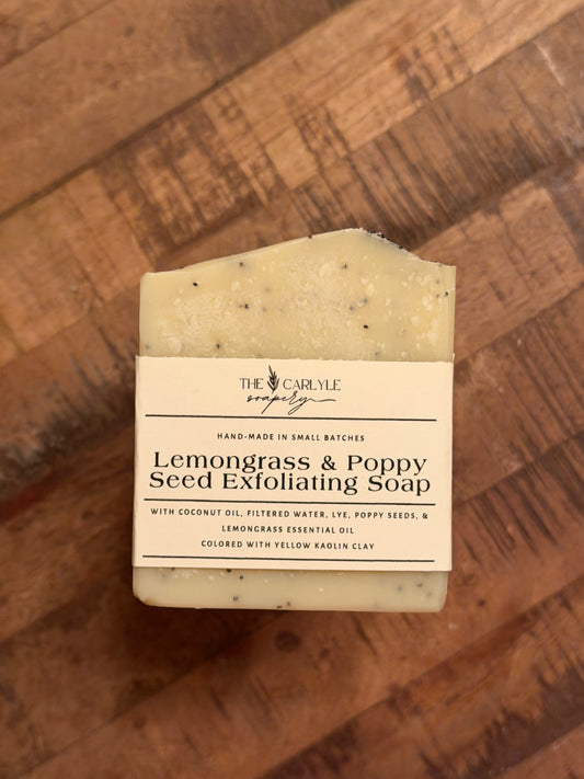 Lemongrass & Poppyseed Exfoliating Soap