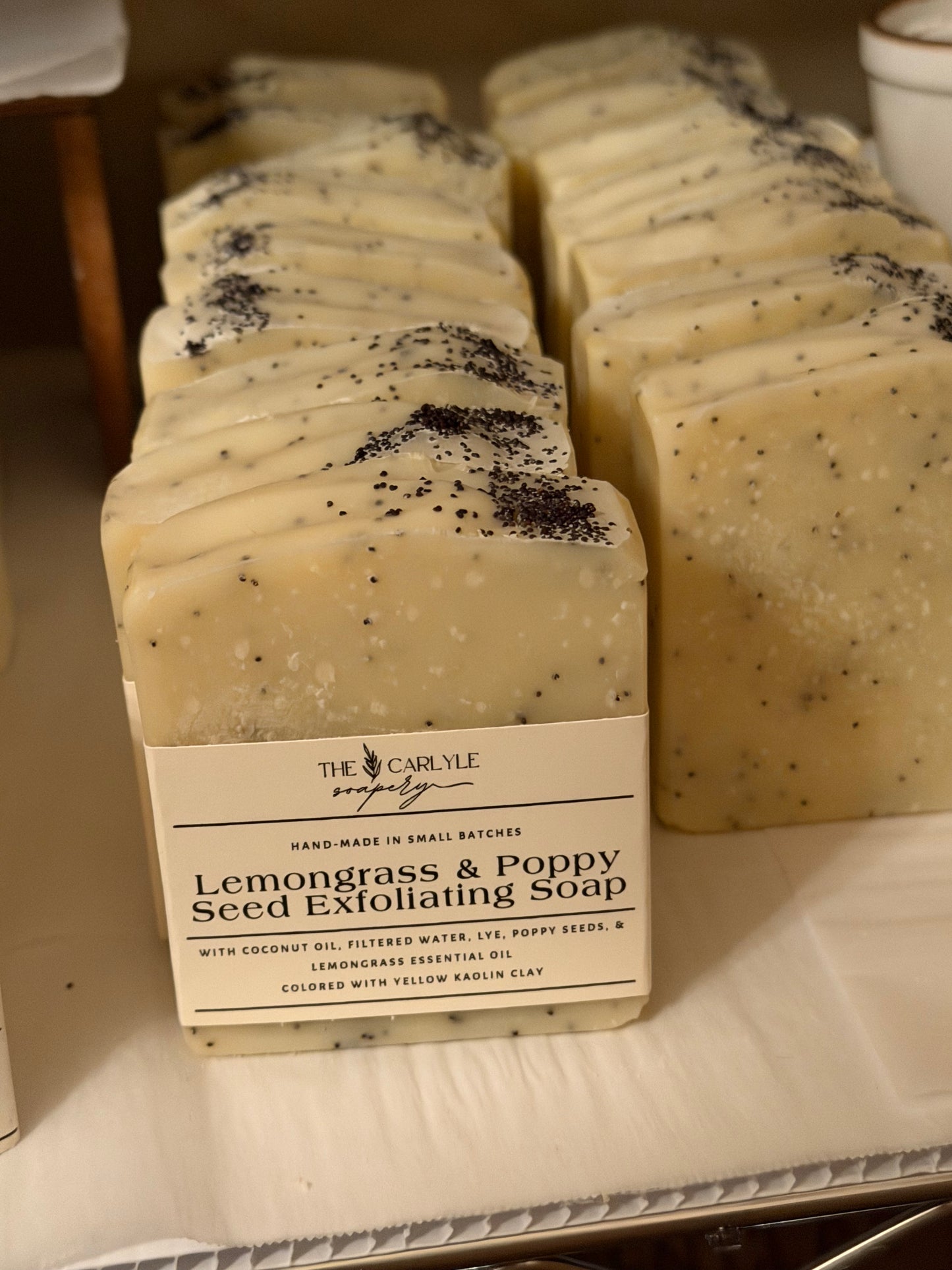 Lemongrass & Poppyseed Exfoliating Soap